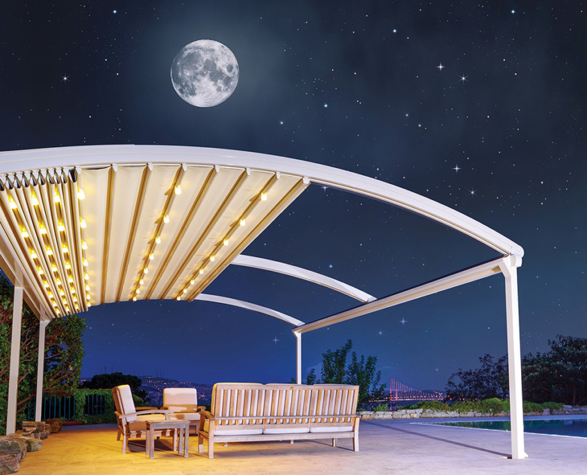 Eskişehir Pergola Tente Sistemleri Eskişehir Pergola Tente Sistemleri, Pergola Tente genellikle bahçe, teras, restoran açık alanları, kafe avluları veya ticari mekanlarda kullanılır.